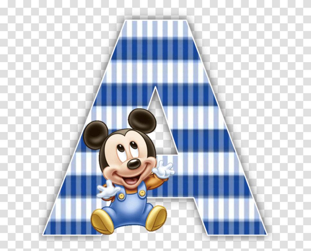 Baby Mickey Mouse 1st Birthday Party Alphabet Amp Numbers Baby Mickey Mouse, Triangle, Apparel, Hat Transparent Png