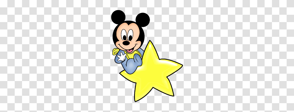 Baby Mickey Mouse Clipart, Star Symbol Transparent Png