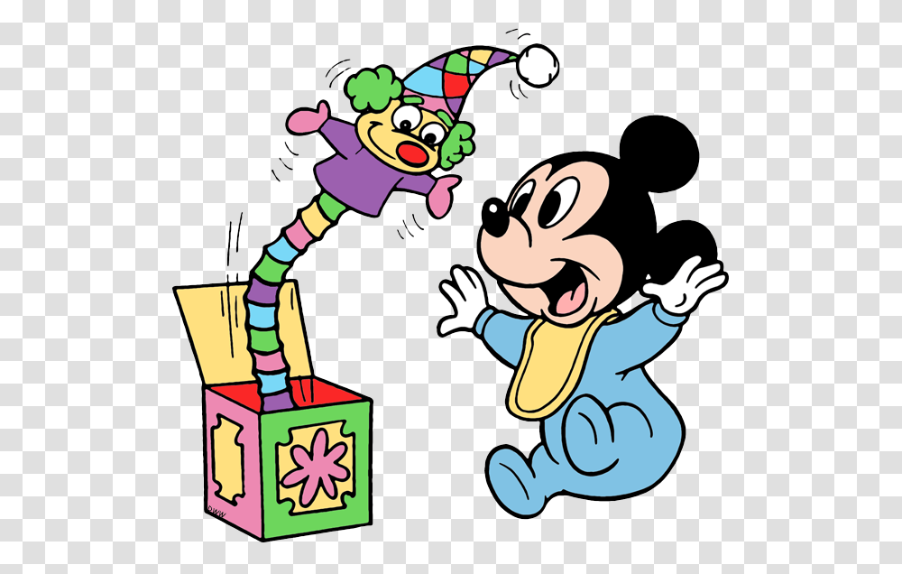 Baby Mickey's Wind Up Clown, Performer, Elf Transparent Png