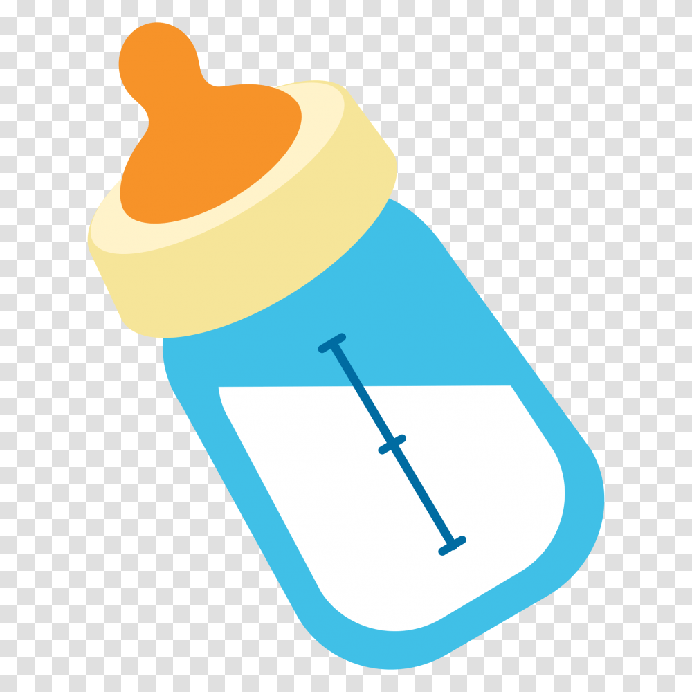 Baby Milk Bottle Clipart Best Cartoon Food, Jar, Water Bottle, Medication, Beverage Transparent Png