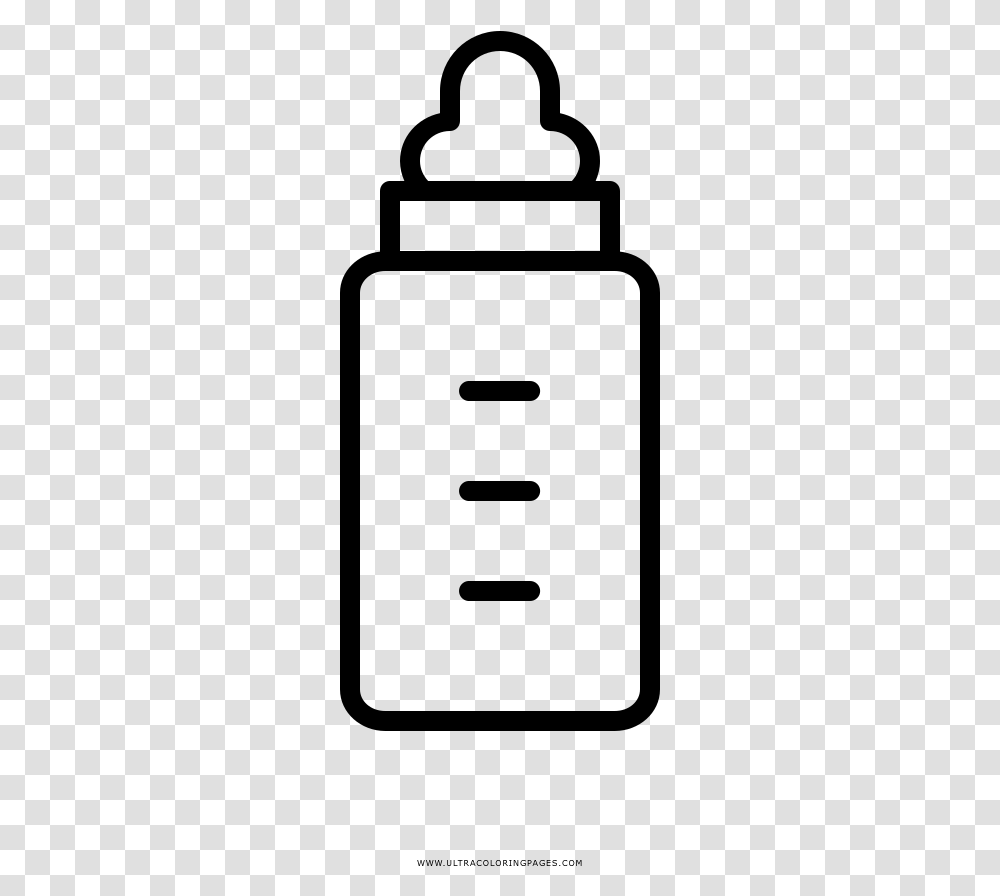 Baby Milk Bottle Coloring, Gray, World Of Warcraft Transparent Png