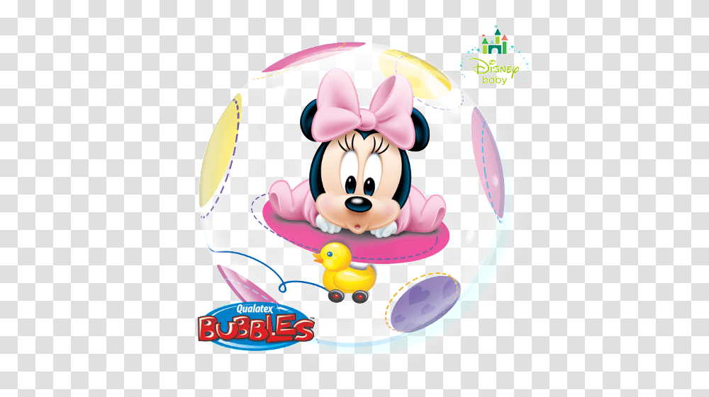 Baby Minnie Mouse Bubble Balloon Free Delivery, Mammal, Animal, Birthday Cake, Dessert Transparent Png