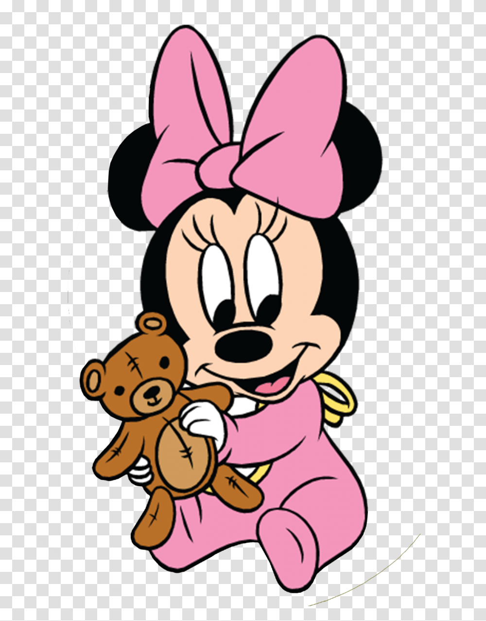 Baby Minnie Mouse, Face, Elf, Rattle Transparent Png
