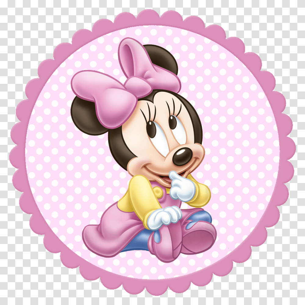 Baby Minnie Mouse Happy Birthday, Birthday Cake, Dessert, Food, Sweets Transparent Png