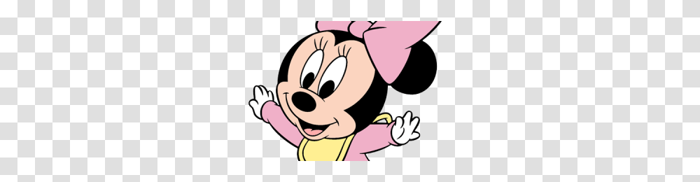 Baby Minnie Mouse Image, Hand, Book Transparent Png