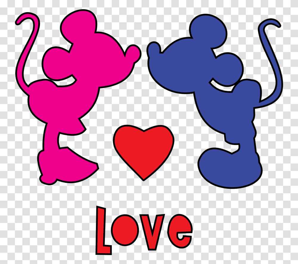 Baby Minnie Mouse Mickey Mouse Y Minnie Vector Mickey Mouse With Love, Heart, Poster, Advertisement, Text Transparent Png