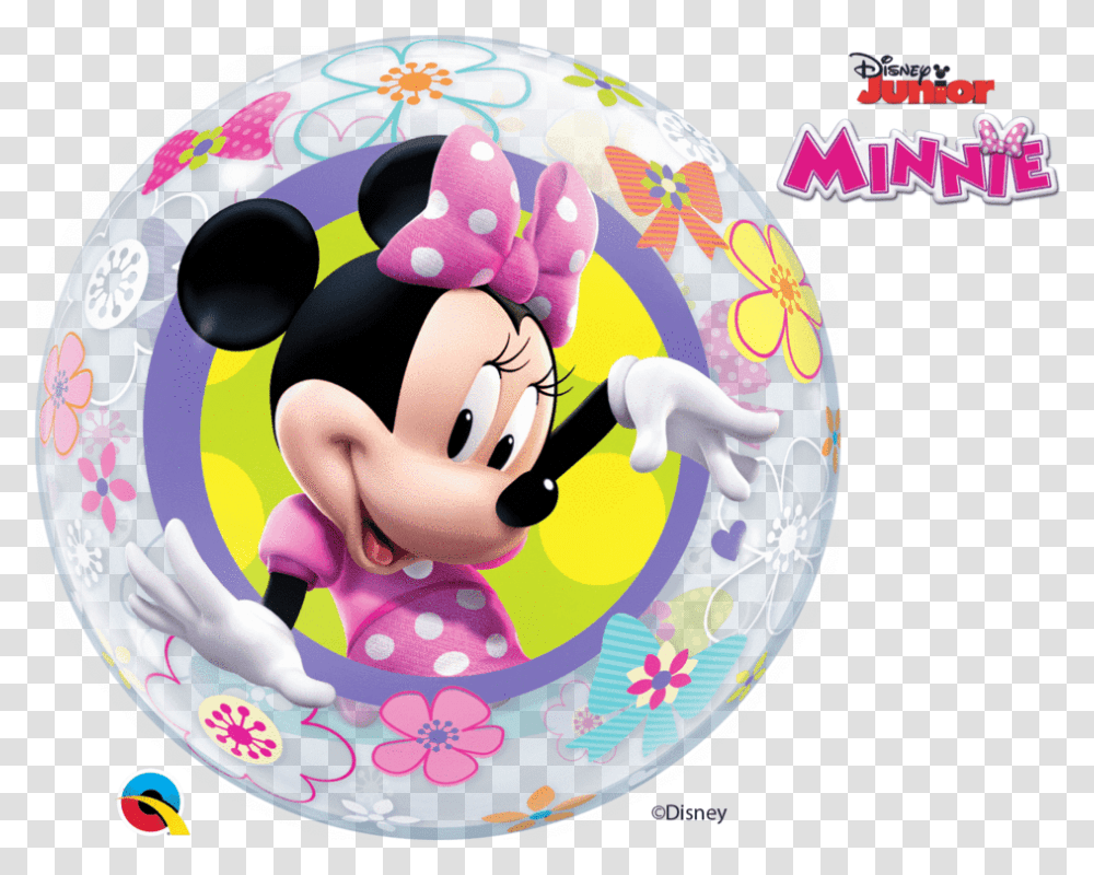 Baby Minnie Mouse Minnie Bubbles Balloon, Dish, Meal, Food, Outdoors Transparent Png