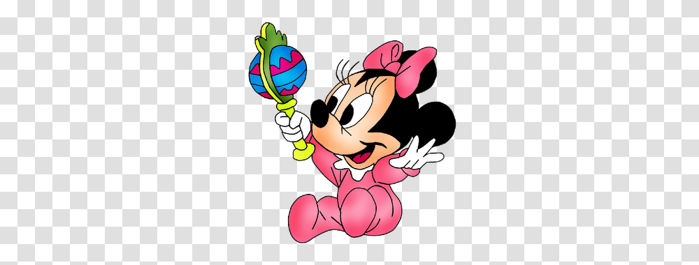 Baby Minnie Mouse, Musical Instrument, Rattle, Maraca Transparent Png