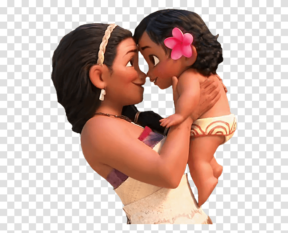 Baby Moana Love, Person, Figurine, Face Transparent Png