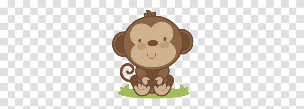 Baby Monkey Clipart Drawings Cutting Files Monkey, Rattle Transparent Png