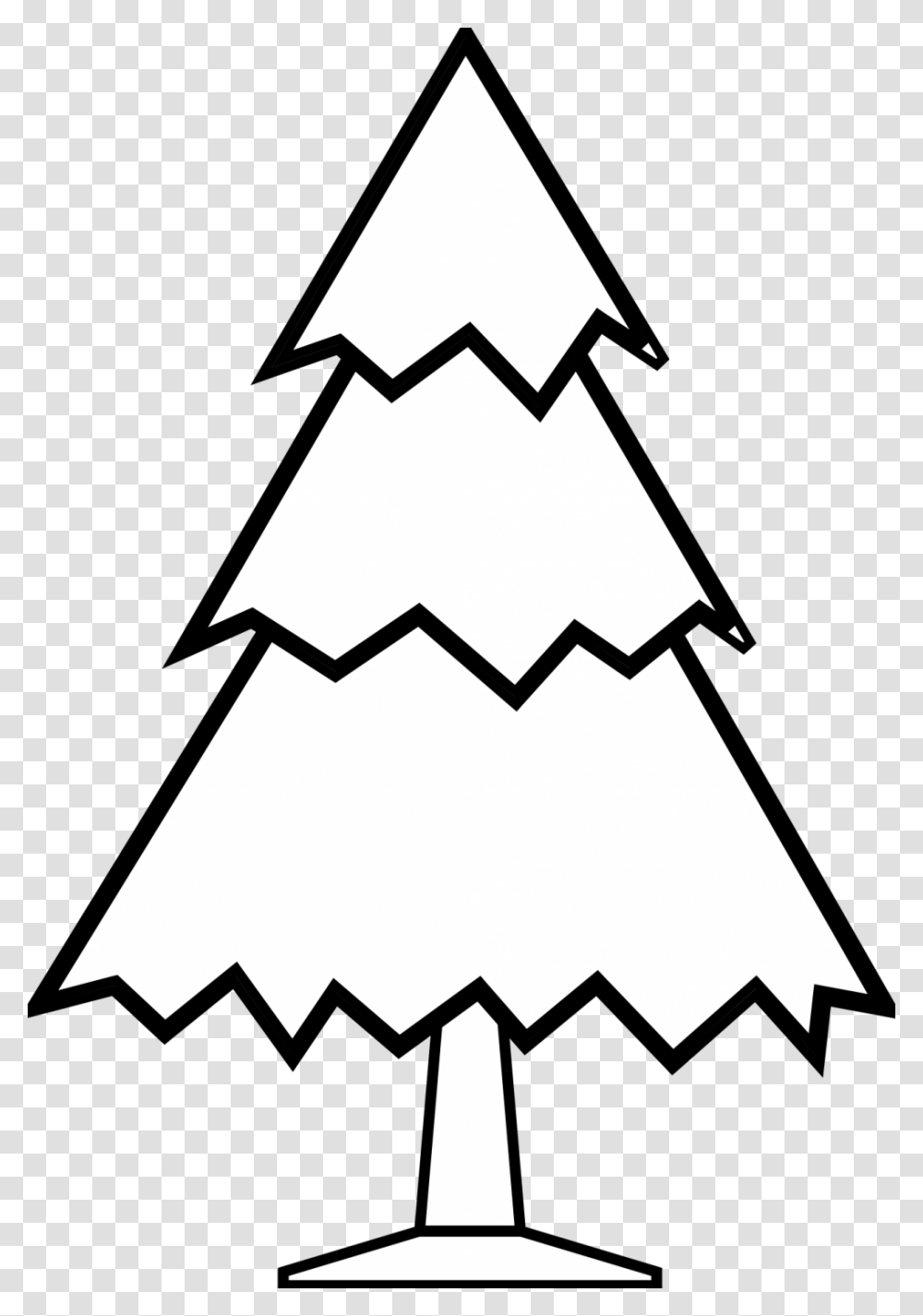 Baby Nursery Charming Black And White Xmas Tree Clipart Kid, Plant, Ornament, Christmas Tree, Cross Transparent Png