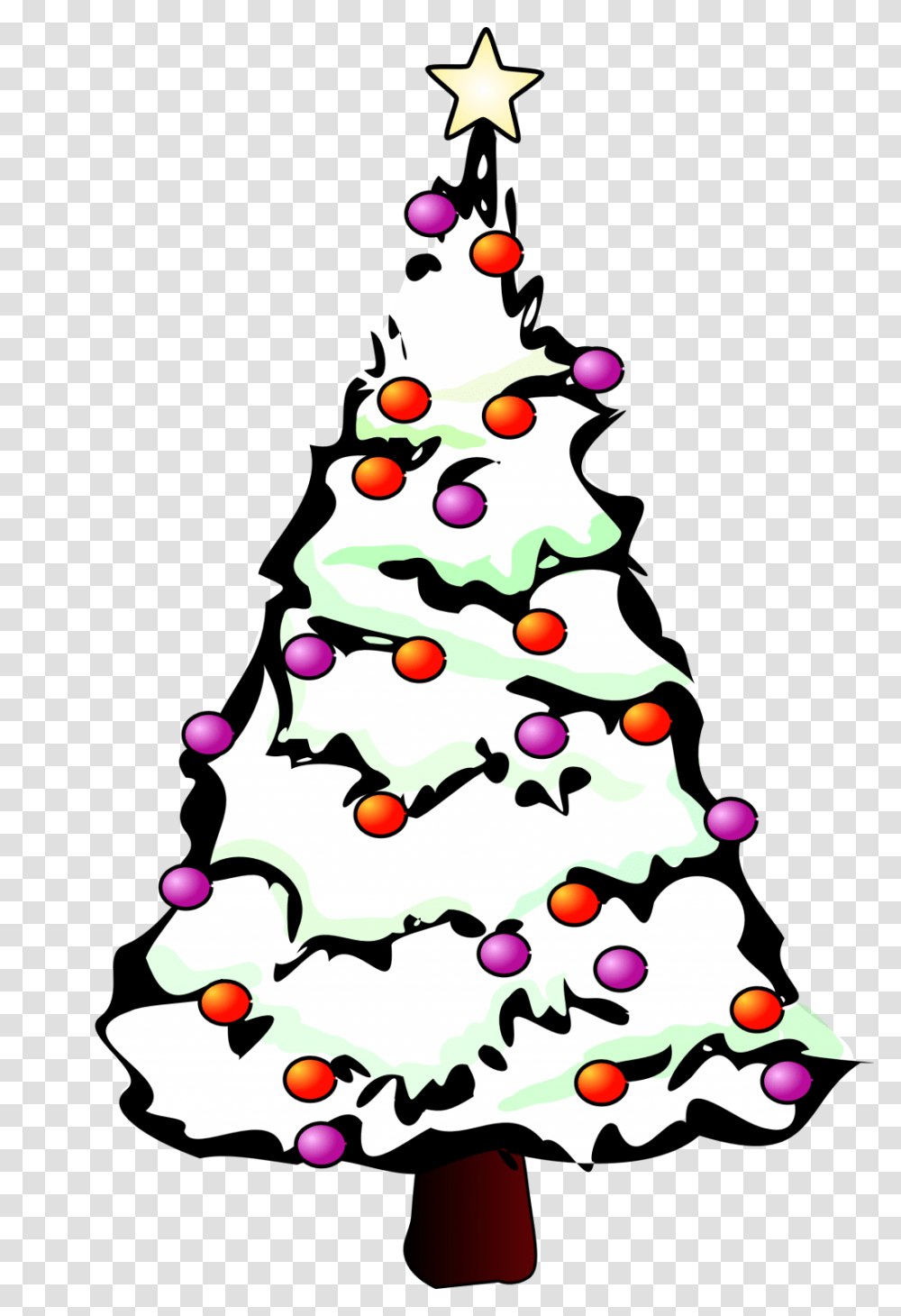 Baby Nursery Entrancing Snowy Christmas Tree Black And White, Plant, Ornament, Star Symbol Transparent Png