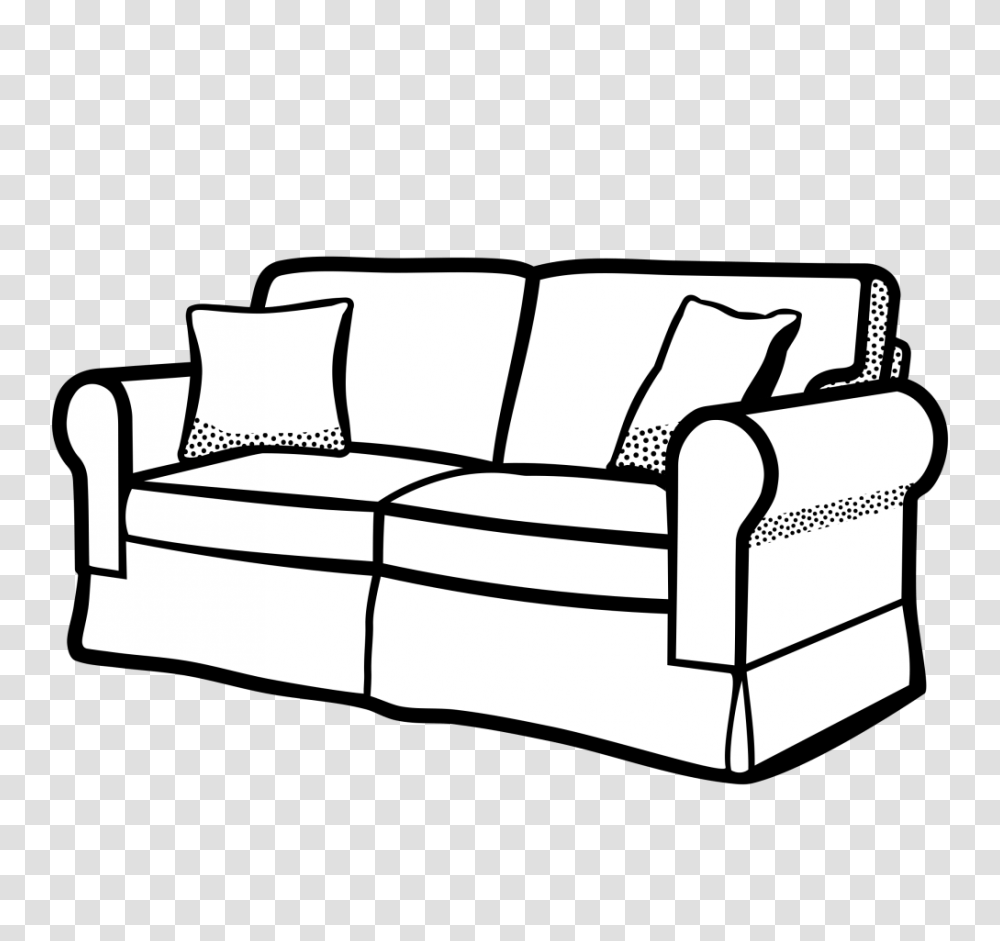 Baby Nursery Mesmerizing Sofa Clipart Black And White, Couch, Furniture, Rug, Cushion Transparent Png