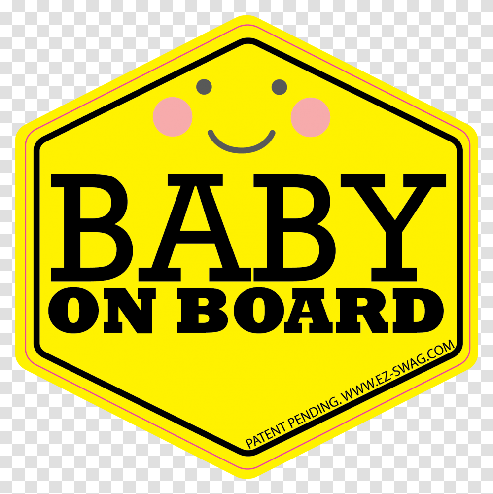 Baby On Board Construction Company, Sign, Road Sign Transparent Png