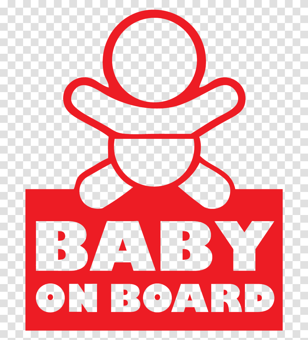 Baby On Board Illustration, Label, Poster, Advertisement Transparent Png