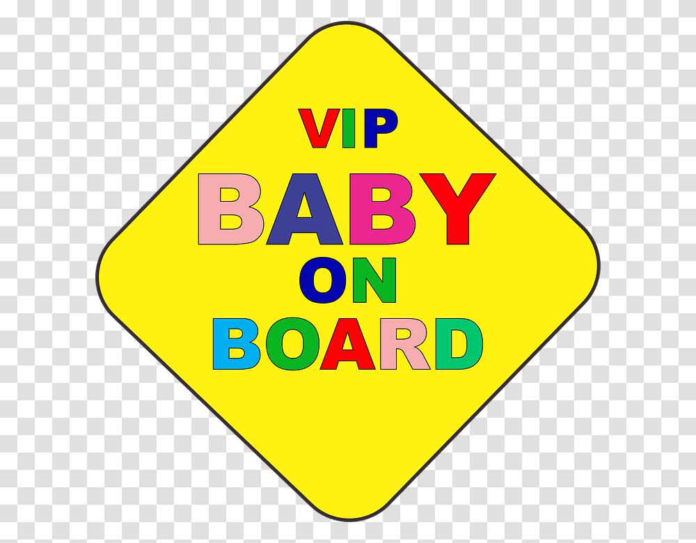 Baby On Board Sign Original Design Child Safety Pbg, Label, Plectrum Transparent Png