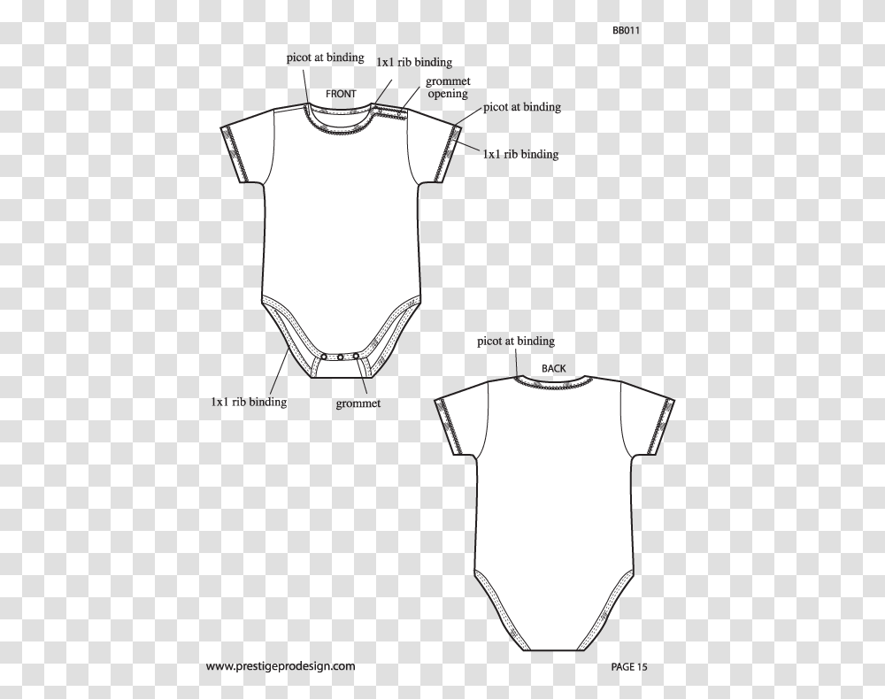 Baby Onesie Sketch Onesie Front And Back Template, Face, Leisure Activities, T-Shirt Transparent Png