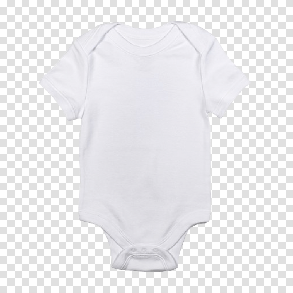 Baby Onesie White Trans Free Images, Apparel, T-Shirt, Sleeve Transparent Png
