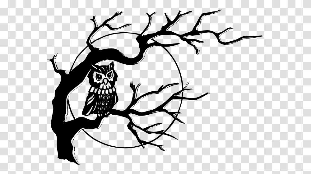 Baby Owl Clipart Black And White, Stencil, Painting, Wasp Transparent Png