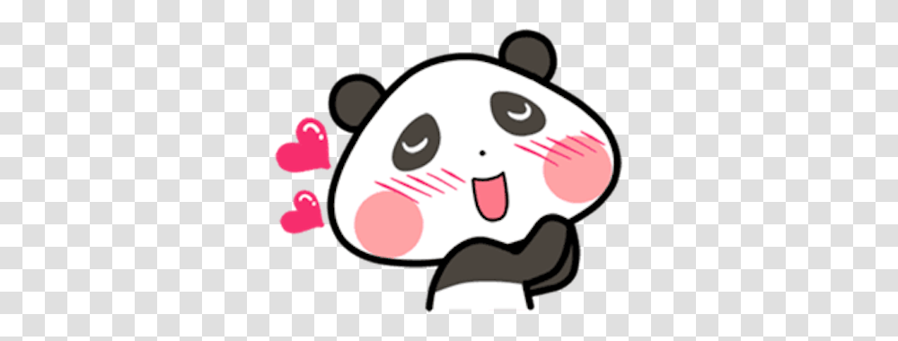 Baby Panda Emoji Messages Sticker Clip Art, Pillow, Cushion, Text, Graphics Transparent Png