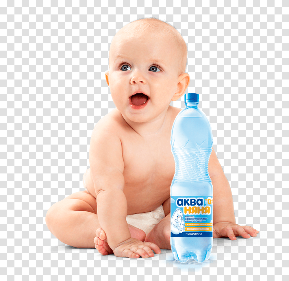 Baby, Person, Bottle, Human, Water Bottle Transparent Png