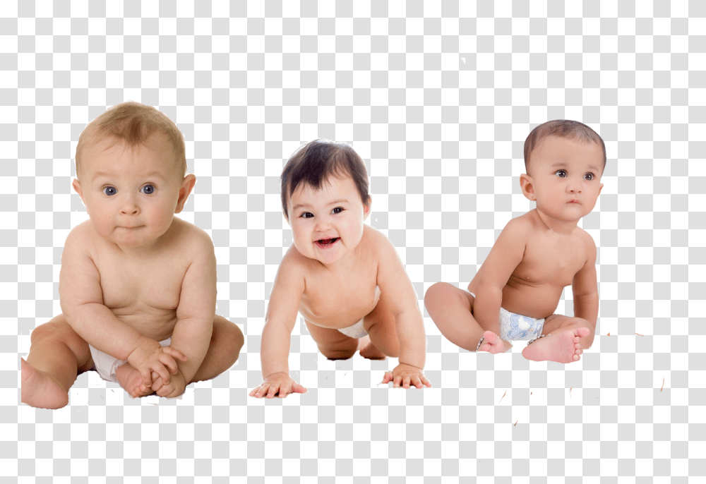 Baby, Person, Human, Face, Diaper Transparent Png
