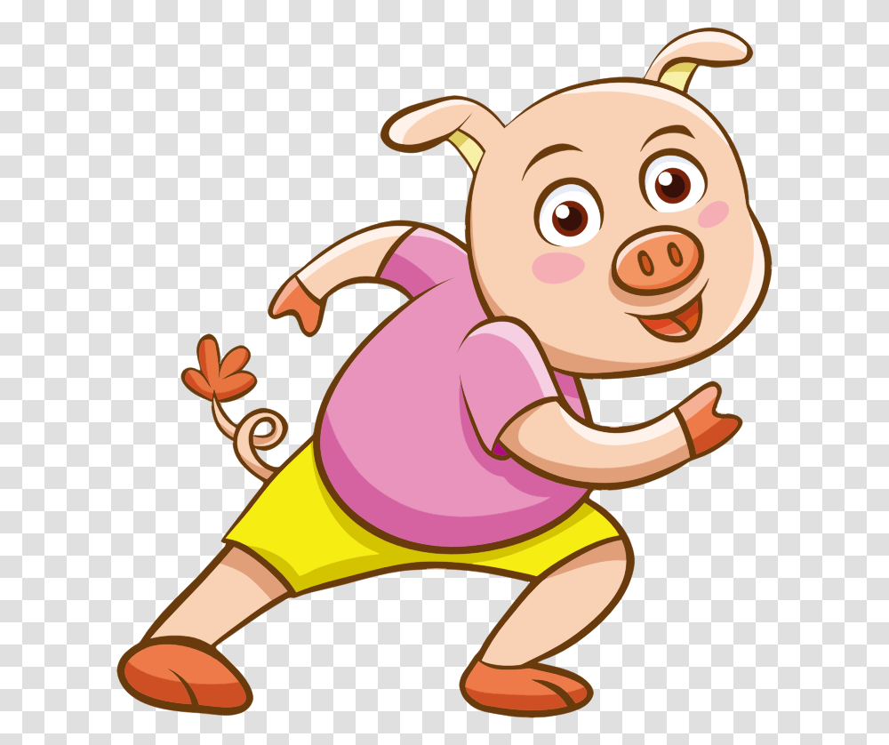 Baby Pig Cartoon Fly And Pig Clip Art, Animal, Hammer, Mammal, Sunglasses Transparent Png