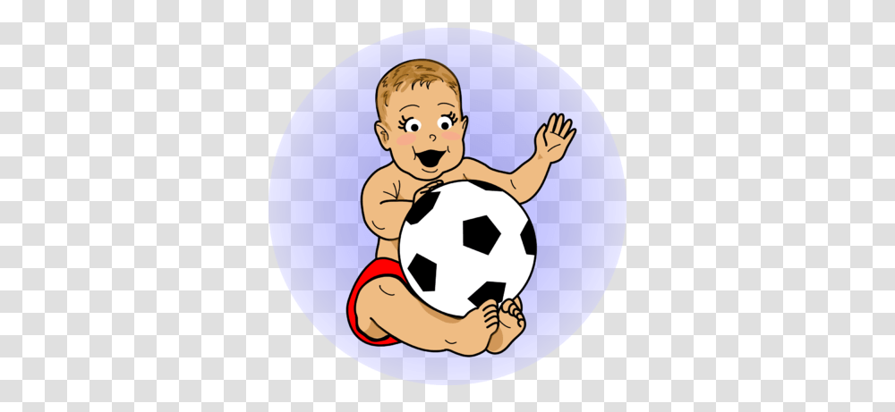 Baby Playing Image Soccer Clip Art Clipartix Baby Playing Football Clipart, Sphere, Team Sport, Sports, Soccer Ball Transparent Png