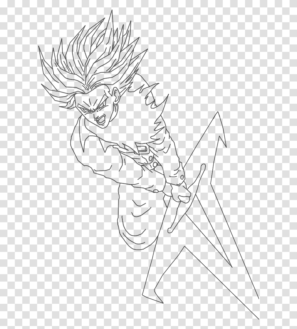 Baby Rage Lineart Lr Majin Vegeta Drawing, Nature, Outdoors, Night, Astronomy Transparent Png