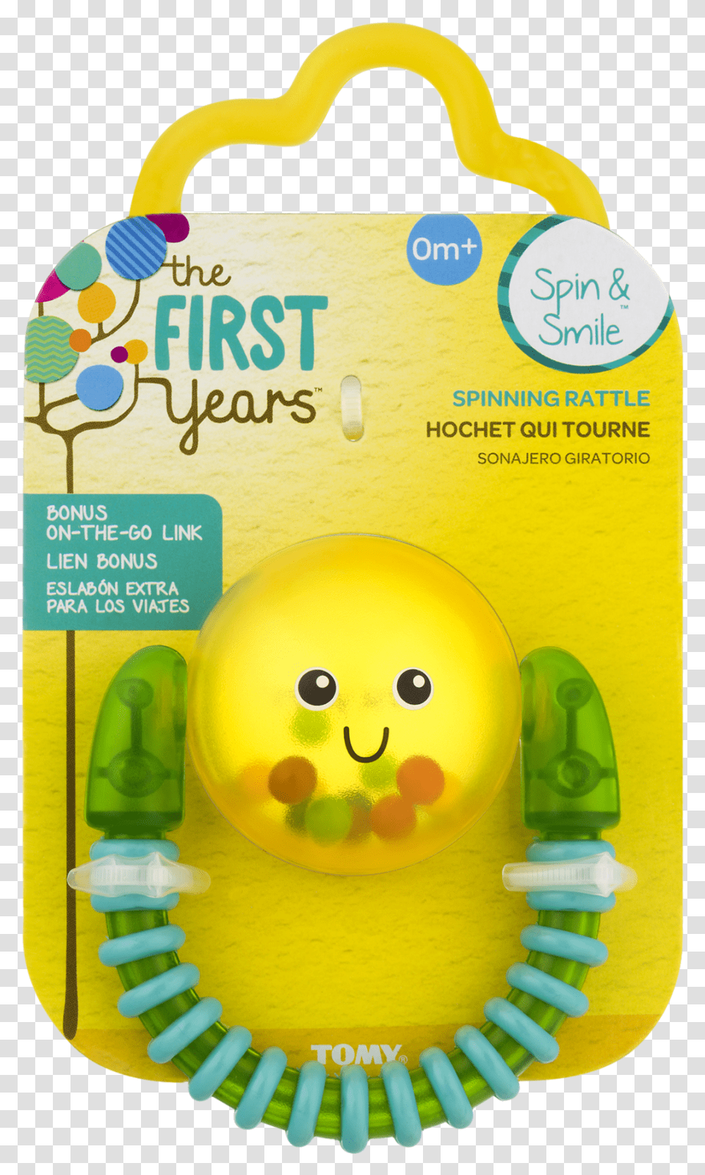 Baby Rattle Smiley, Toy, Food, Plant, Plastic Transparent Png