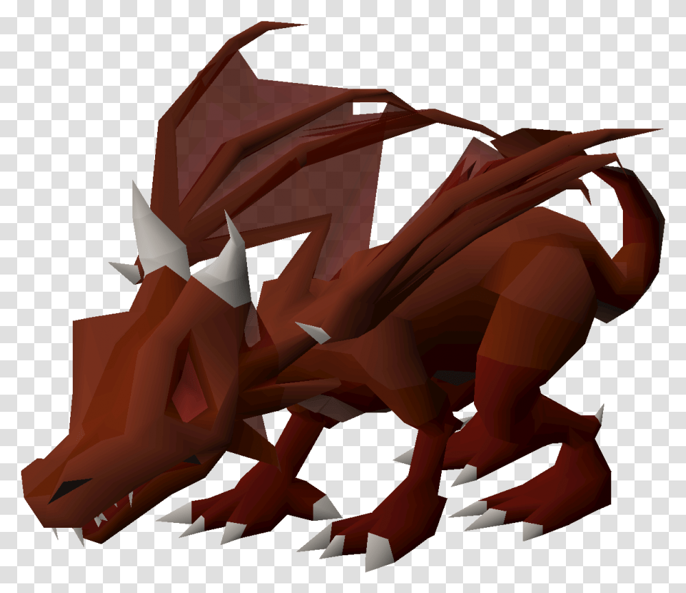 Baby Red Dragon Osrs Wiki Old School Runescape, Plant, Outdoors, Art, Mountain Transparent Png
