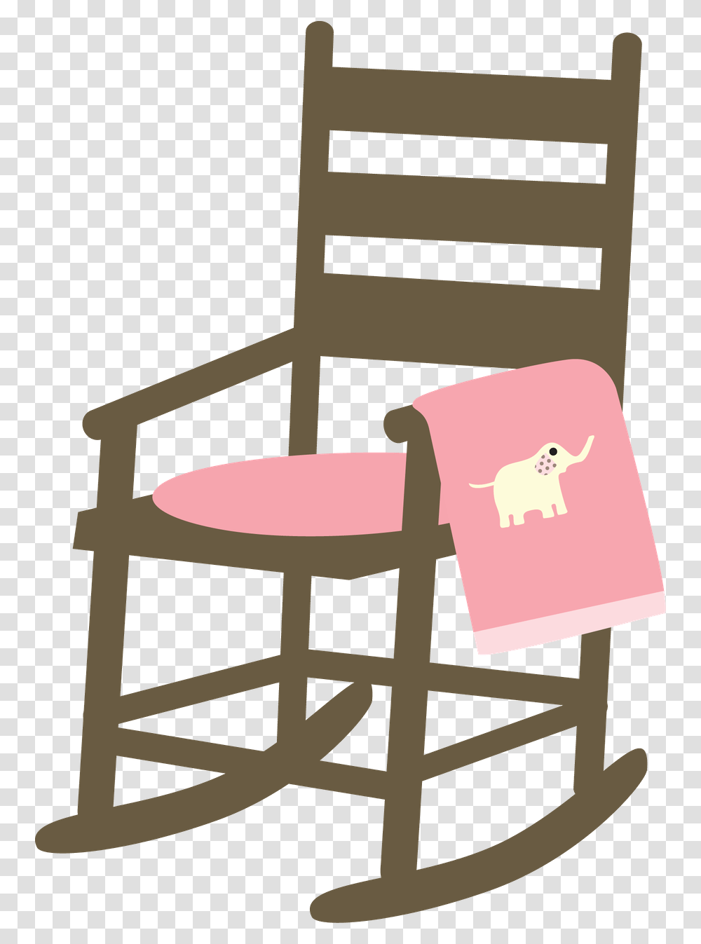 Baby Rocking Chair Clipart, Furniture, Cross Transparent Png