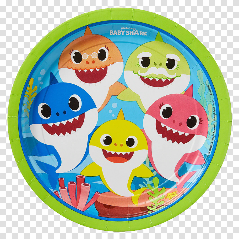 Baby Shark Baby Shark Party Decorations, Food, Egg, Dvd, Disk Transparent Png
