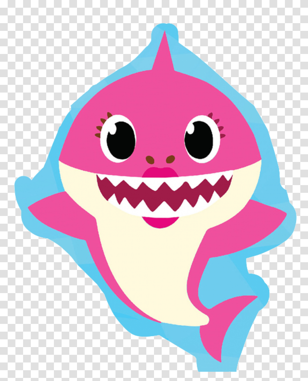 Baby Shark, Character, Label, Mouth Transparent Png