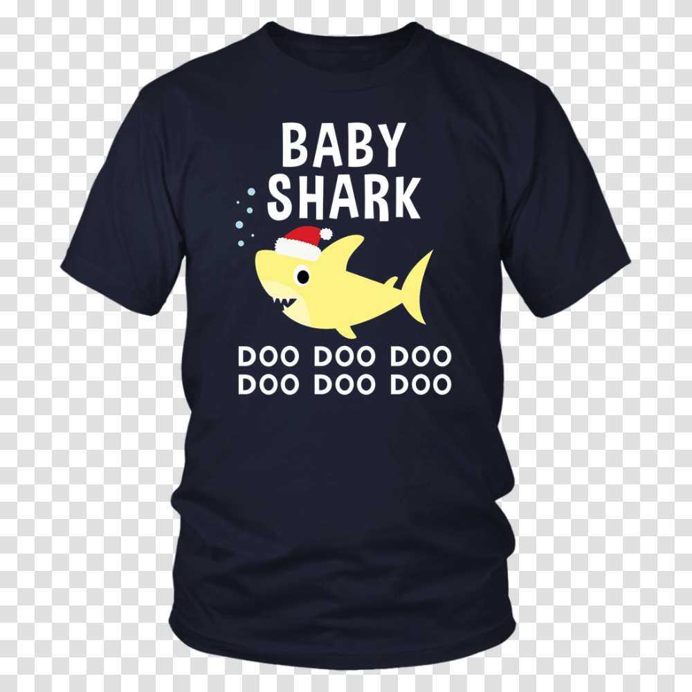Baby Shark Doo Doo Christmas T Shirt Teezim Quotes, Apparel, T-Shirt, Sleeve Transparent Png