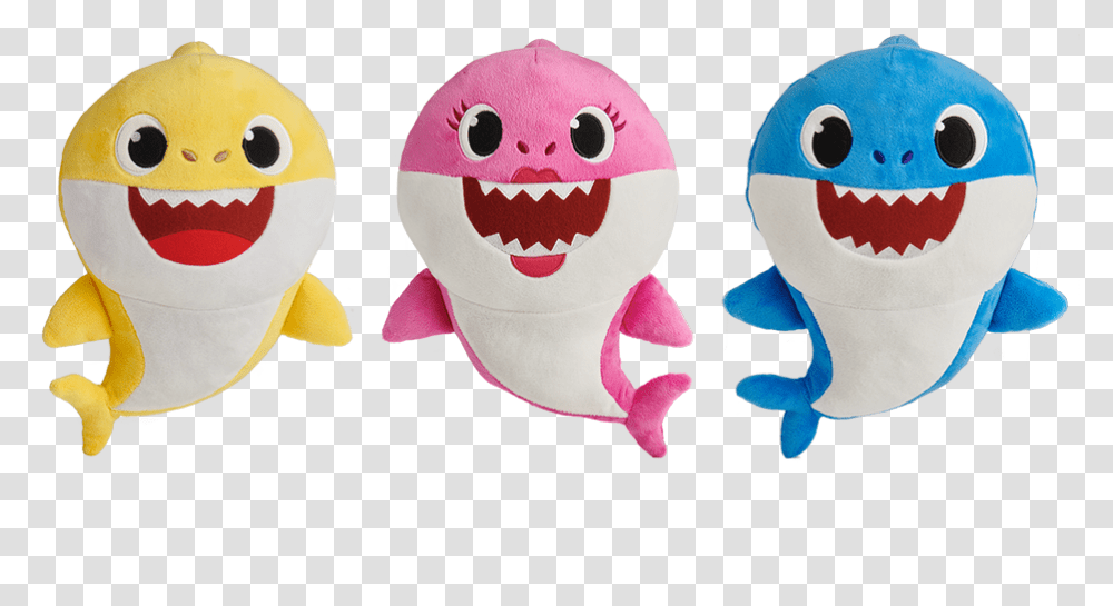 Baby Shark Stuffed Animal Baby Shark Plush, Toy, Doll Transparent Png