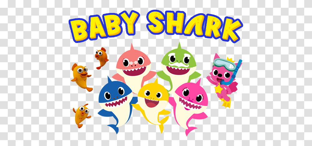 Baby Shark Vector, Crowd, Food, Plant Transparent Png