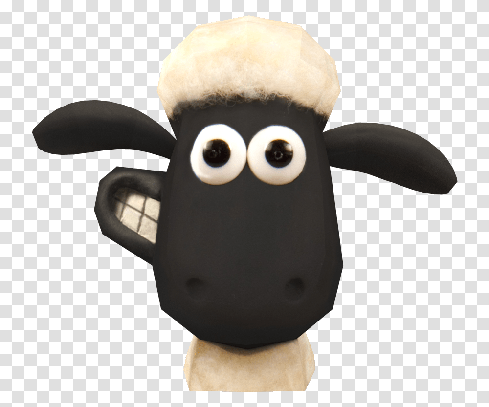 Baby Sheep Shaun The Sheep Head, Toy, Animal, Plush, Mammal Transparent Png