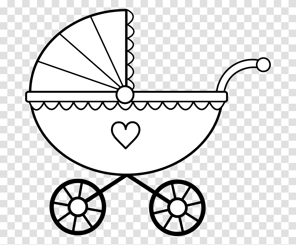 Baby Shower Black And White Clipart, Lamp, Stencil, Label Transparent Png