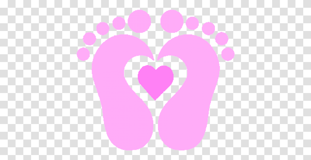 Baby Shower Clip Art Boy, Purple, Heart, Footprint Transparent Png