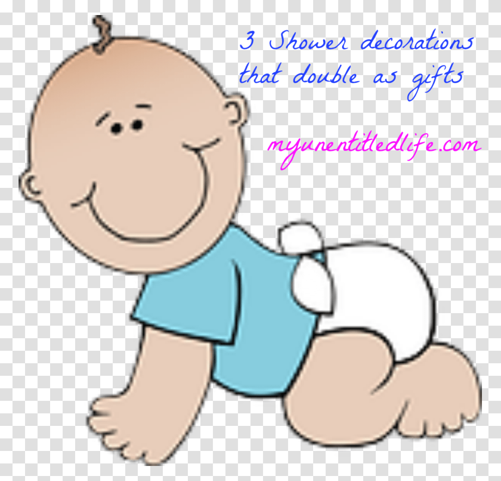 Baby Shower Decorations That Double As Gifts Baby Routine Clip Art, Crawling, Toilet, Bathroom, Indoors Transparent Png