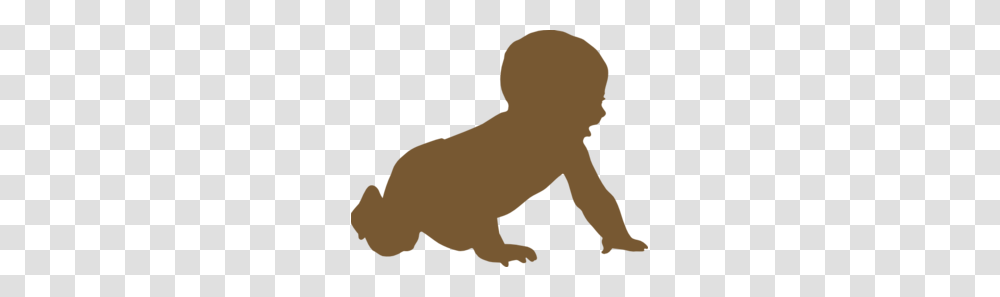 Baby Silhouette Clip Art, Person, Human, Crawling, Kneeling Transparent Png