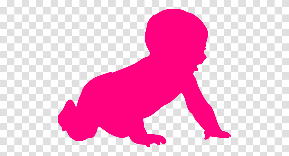 Baby Silhouette Clip Arts For Web, Person, Human, Crawling, Kneeling Transparent Png