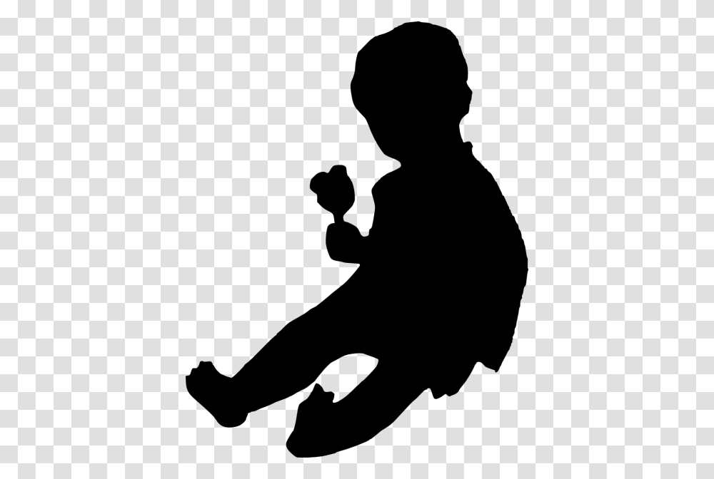 Baby Silhouette Cliparts For Your Inspiration And Presentations, Person, Human, Kneeling, Photography Transparent Png