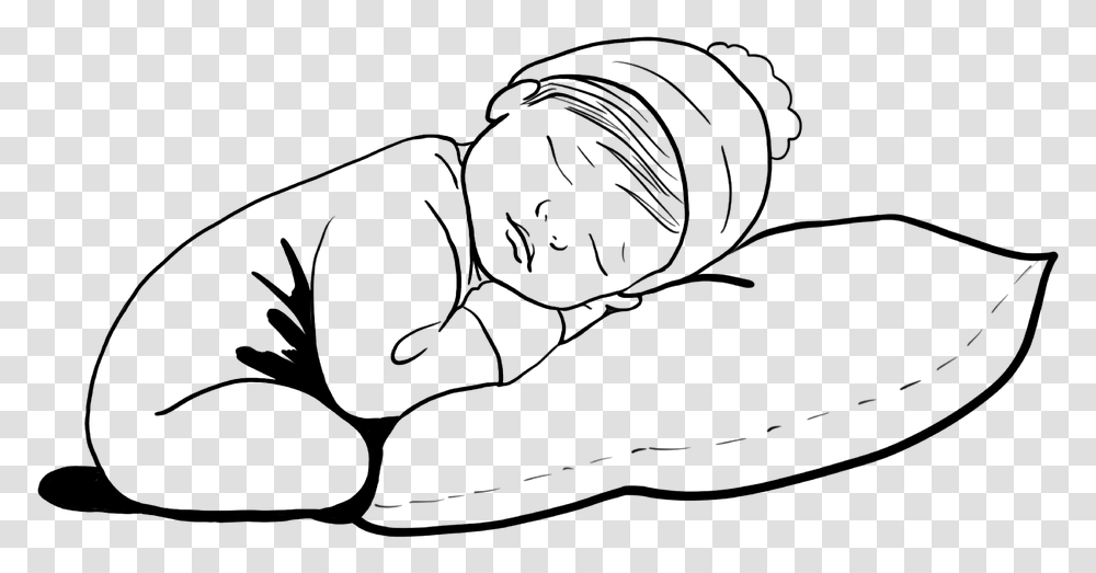 Baby Sleeping Newborn Sleep Cute Baby Infant Cute, Gray, World Of Warcraft, Halo Transparent Png
