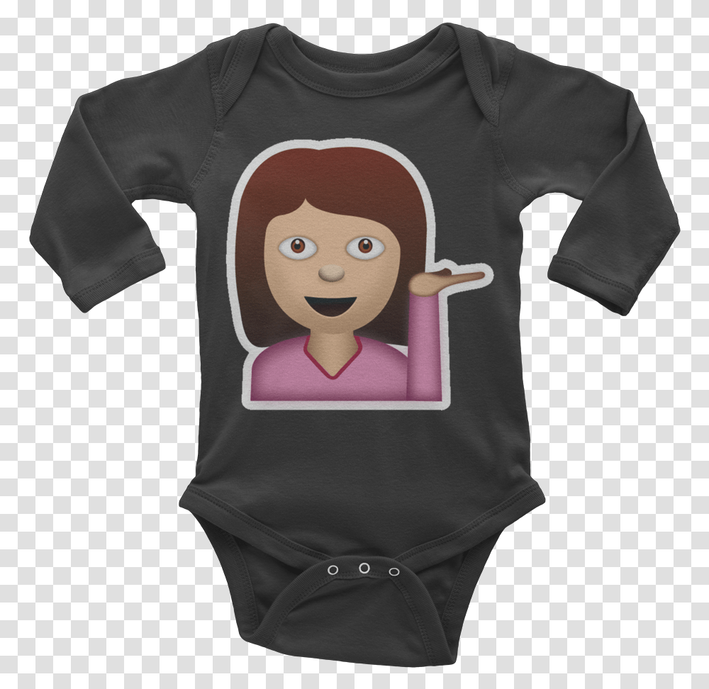 Baby Sleeping On Back Clipart Growing Out Side Cut, Apparel, T-Shirt, Face Transparent Png