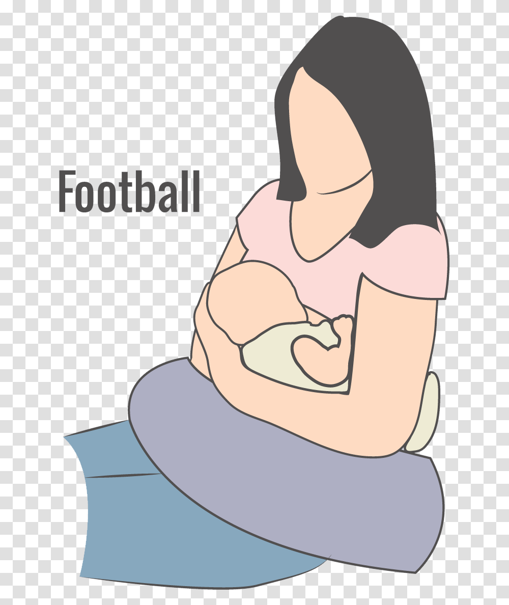 Baby Sleeping While Breastfeeding Cradle Hold Breastfeeding Position, Arm, Back, Working Out, Sport Transparent Png