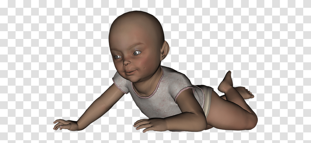 Baby Small Child Infant Child Digital Art Newborn Small Child, Person, Human, Face, Finger Transparent Png