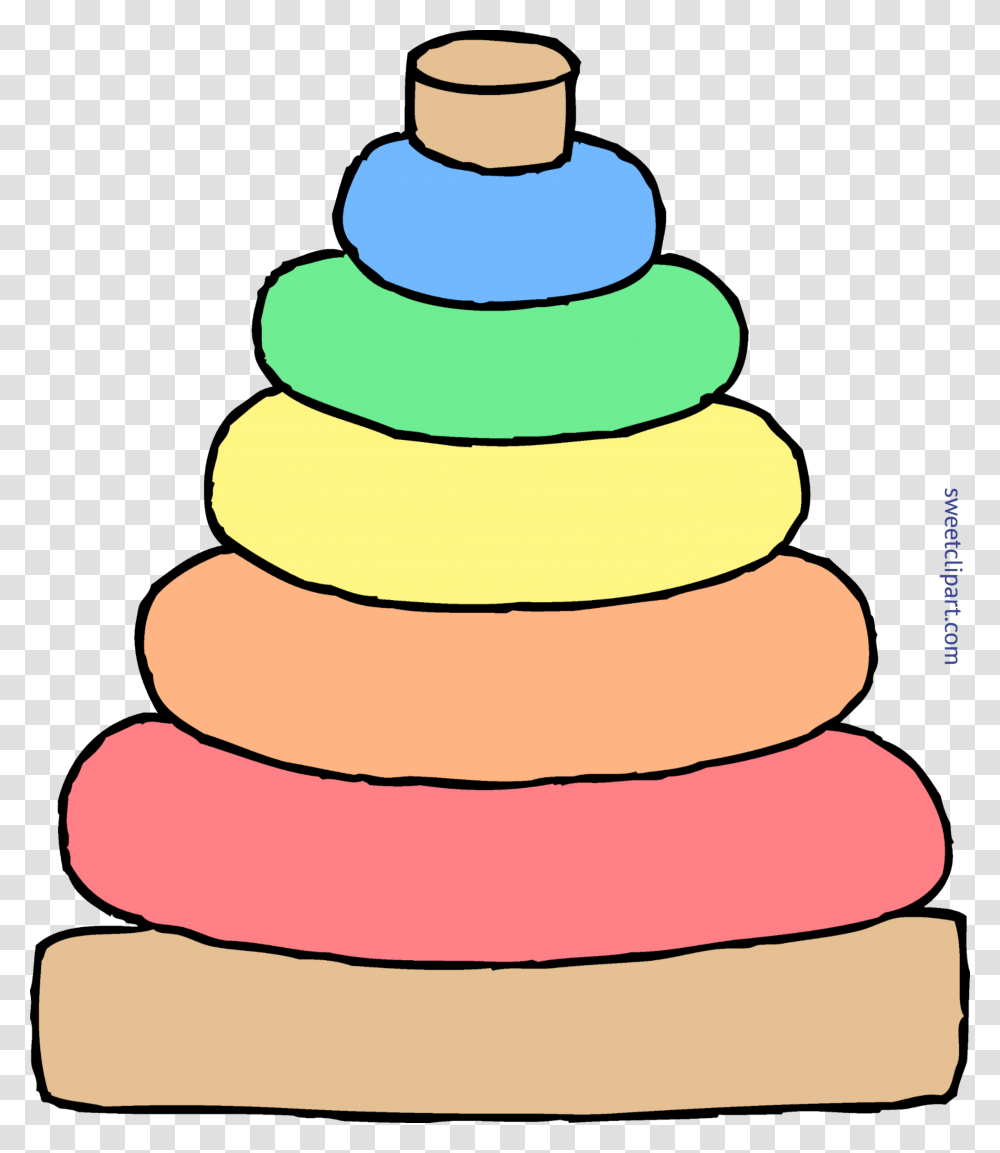 Baby Stacking Toy Clip Art, Sweets, Food, Confectionery, Wedding Cake Transparent Png