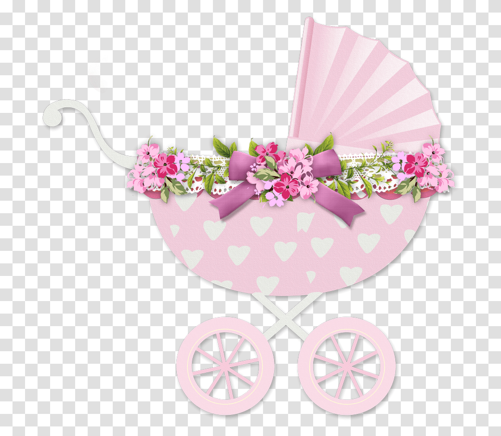 Baby Stroller Baby Pink Baptism Clipart, Birthday Cake, Dessert, Food, Furniture Transparent Png